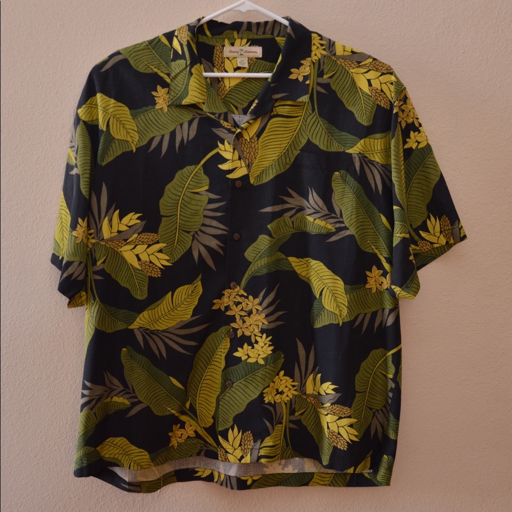 Tommy Bahama Short Sleeve Button Shirt Sz XXL